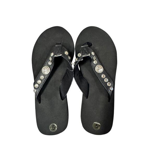 Pittsburgh Steelers Flip Flop Size 5 Womens Waterproof Beach - Picture 2 of 3